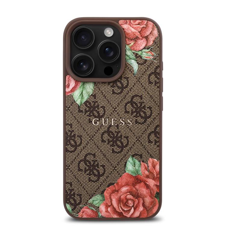 قاب Guess PU 4G Hard Case With Roses Iphone