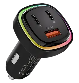 شارژر فندکی 66 وات Levelo Statique 66W Car Charger