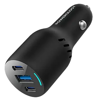 شارژر فندکی Powerology LED Triple Ports Car Charger